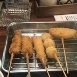 大衆酒場 串かっちゃん - ほろ酔いセットの串揚げ