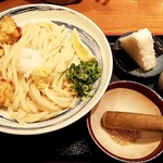 うどん麦清 - 鶏モモ天ぶっかけ特盛