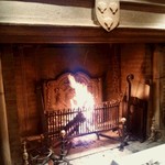 レストラン・パッション - 暖炉熱い炎
