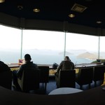 紫雲出山遺跡館喫茶コーナー - 喫茶店から眺める風景をパノラマでとってみた