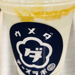 ウメダチーズラボ - 「飲める」チーズケーキ¥500- 
            今回はマスカルポーネと蜂蜜にしました