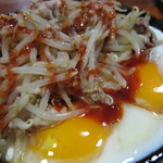 やきとり処地鶏屋 - モヤシ炒め