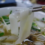 榮記客家湯圓 - これが粄條！ひらひらもちもち。