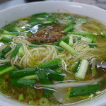 榮記客家湯圓 - 清白麺(TWD55)　※これ、名古屋「台湾ラーメン」の原型？
