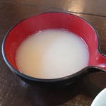 かぶらや - 蕎麦湯