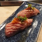 名代 駒寿司 - 牛ロース炙り握り