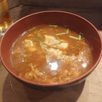 名代 駒寿司 - 卵赤出汁