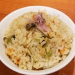 麺屋 六感堂 - 桜えびと空豆の炊き込みご飯