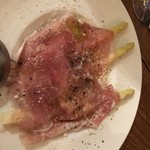 オステリア イマムラ - Wアスパラ&生ハム