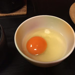 湯の蔵つるや - 地元の濃い卵