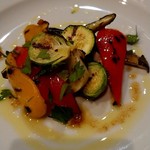 オステリア ルマーカ - 季節野菜のグリルアンチョビソース（ハーフサイズ）