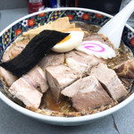 玉川大盛軒 - 正油拉麺+角切チャーシュー