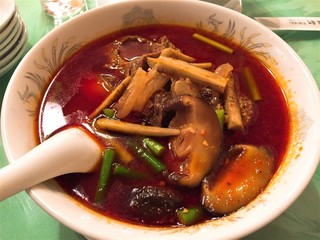 Shisenryouribanraiken - 麻辣牛肉湯麺(1,080円)