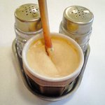 ラミティエ - 本日のランチ 1200円 の塩、胡椒、辛子