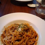 とまと座 - トマトソースとチーズがたっぷりのパスタ。(2009.4月）