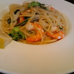 とまと座 - ぷりぷり海老といろいろ野菜の旨塩味。 (2010.6月）