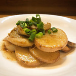 ゆたか - ホタテと山芋のバター醤油炒め