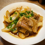 ゆたか - 新玉ねぎと豚肉の生姜焼き