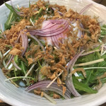 鳥ゆう - 水菜とジャコのサラダ