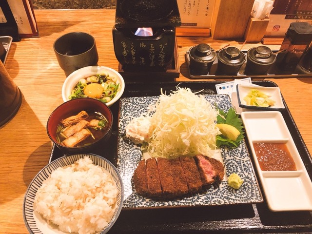 牛かつ麦飯すきたま御膳 By ｐちゃん 牛かつ 横濱川島屋 関内 牛料理 食べログ