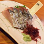 三代目網元 魚鮮水産 - 鰆の刺身（サービス）２０１９年３月