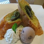 Akariya - 小倉と抹茶のフレンチトースト