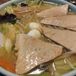 白樺 - 五目味噌ラーメン大盛り。