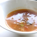 キュイジーヌ 駱駝 - あか牛ランチのスープ、ミネストローネ仕立て