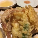 対馬のどぐろとイカ活き造り 博多 魚蔵 - あと造り各種¥300