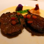 和食 浜木綿 - 鮑ステーキ焦がしバターソース