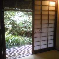 瓢亭 本店 - 茶室から見る風景