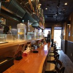 カスヤ - H.31.2.13.昼 内観：カウンター席の様子