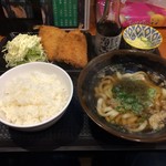 カスヤ - H.31.2.13.昼 あじフライランチ 780円税込+TP昆布 100円税込