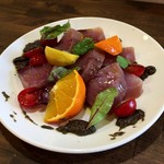 ナガタ店 - 寒ブリのカルパッチョ（１５００円）