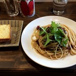 ナガタ店 - 蛍イカとフキノトウのパスタ（１４００円）