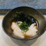 寿司栄 - 鯛白子ポン酢