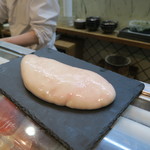 寿司栄 - トラフグ白子