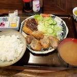 Shinano - わらじかつ定食　1500円