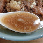 ラーメン そら - なかなか旨いスープ、見た目よりあっさり