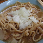 ラーメン そら - たまねぎ投入