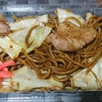 優月 - Ａスペシャルセット1,280円(税別)のミニ焼きそば