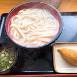 手打ちうどんますや - 釜揚げうどん（大）＆いなり寿司