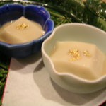 伊古奈 - 止肴　胡麻豆腐。