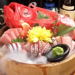 やまよこ鮮魚店 - 姿造り鮮魚6点