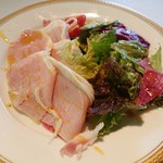 洋食 つばき - ロースハムのサラダ