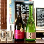 よねさん - ちえびじん 純米（大分県・中野酒造）黒龍・純米吟醸 垂れ口（福井県・黒龍酒造）