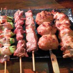 the public izakaya - 焼き鳥５本