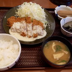 ごはん処 かつ庵 - チーズカツ定食