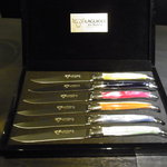 エクアトゥール - ラギオールのカトラリー／６色のナイフから好きなナイフを選択