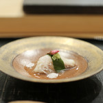 あま木 - 甘鯛の桜蒸し 道明寺蒸し☆